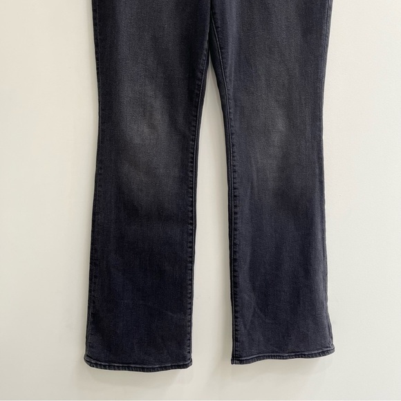Levi’s Ribcage Bootcut Jeans Washed Black High Waisted  Button Fly Size 31/33 - Picture 6 of 14